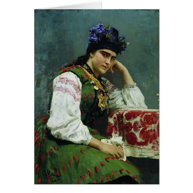 Ilya Repin- Portrait of Sophia Dragomirova (Front)