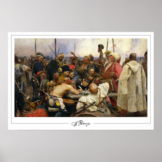 Ilya Repin Zedign Art Poster #21 (Front)