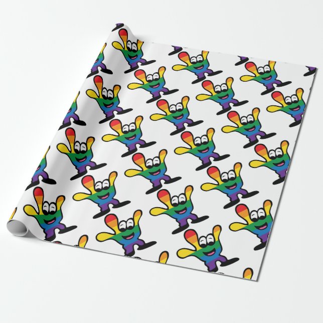 ILYrainbowFinal Wrapping Paper (Unrolled)