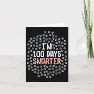 Im 100 Days Smarter 100th Day Of School Kitten Cat Card