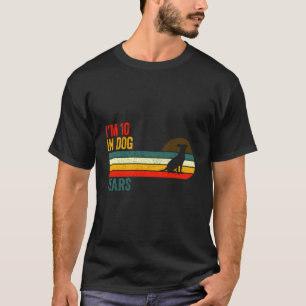 I'M 10 In Dog Years 70Th Birthday Vintage Funny 70 T-Shirt