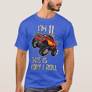 I'm 11 This Is How I Roll 11th Birthday Monster Tr T-Shirt