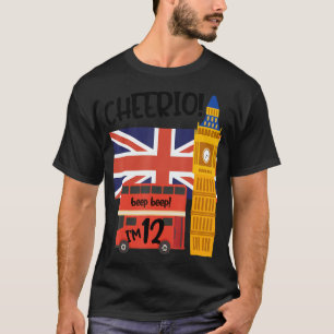 I'm 12   12th Birthday British London Theme United T-Shirt