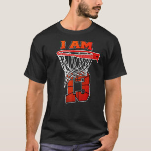 I'm 13 Basketball Theme Birthday Party Celebration T-Shirt
