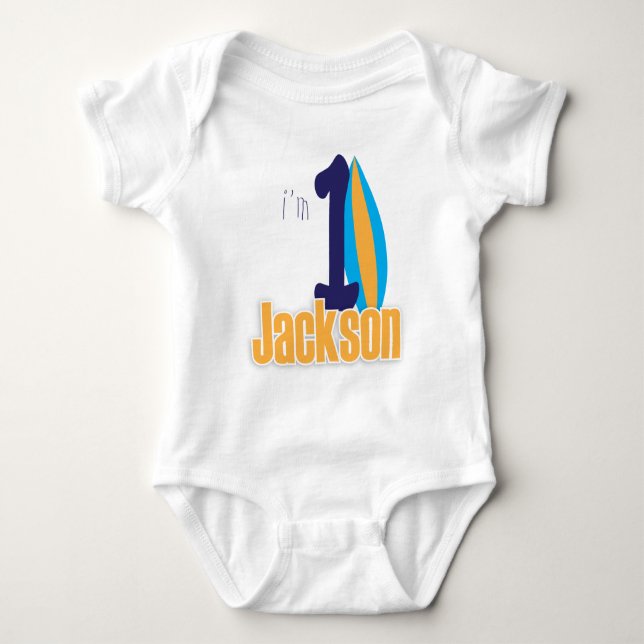 I'm 1 baby bodysuit (Front)