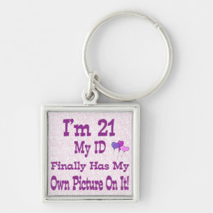 I'm 21 ID Keychain