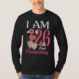Im 26 And Flamazing Flamingo 26th Birthday Women B T-Shirt