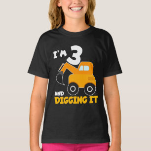 I'm 3 and Digging It T-Shirt