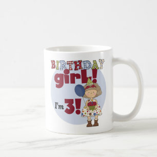 I'm 3 Birthday Girl Tshirts and Gifts Coffee Mug