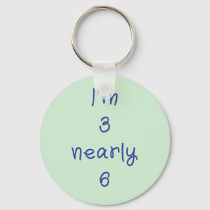 I'm 3 nearly 6 key ring
