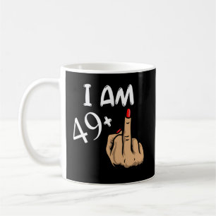 I'M 49 Plus Middle Finger 50Th Coffee Mug