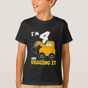 I'm 4 and Digging It T-Shirt