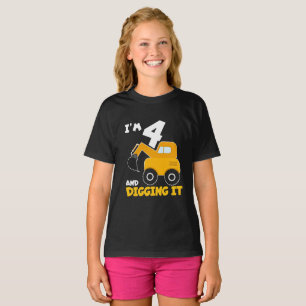 I'm 4 and Digging It T-Shirt
