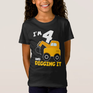 I'm 4 and Digging It  T-Shirt