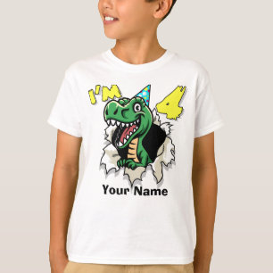 I'm 4 Dinosaur T-Shirt