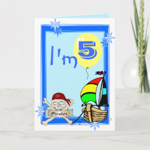 I'm 5  Birthday Card