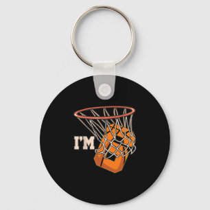I'm 6 Sketll Theme Birthday Party Celebration 6th Key Ring