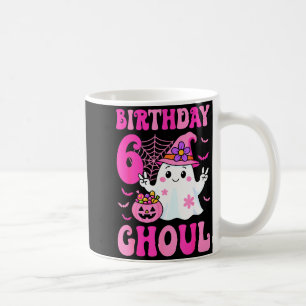 I'm 6 Years Old Girls Cute Ghost It's My 6th Birth Coffee Mug