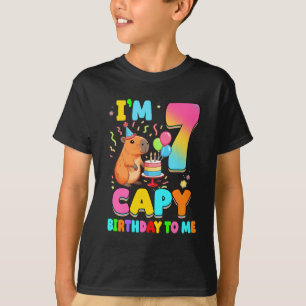 I'm 7 Years Old Capy Birthday To Me 7th Birthday C T-Shirt