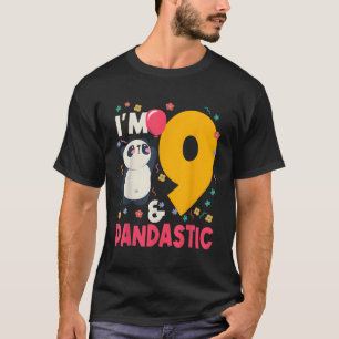 I'M 9 Pandastic Panda Py Celebration 9Th T-Shirt