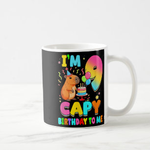 Im 9 Years Old Capy Birthday To Me 9th Birthday Ca Coffee Mug