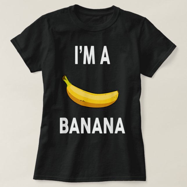 I'm a Banana Shirt Halloween Banana Food costume Y (Design Front)