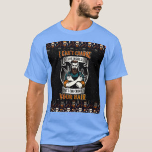Im A Barber backgroud Glitter T-Shirt
