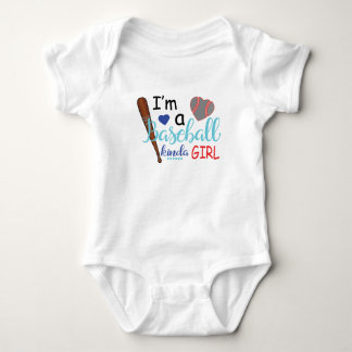 I'm a Baseball Kind of Girl Baby Bodysuit