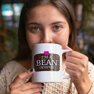 I'm A Bean Devotee, Coffee Print Mug