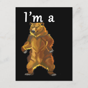 I'm a Bear Grizzly and Brown Bears Enclosure Card