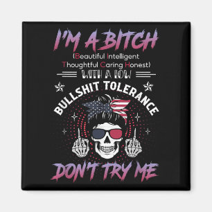 I'm A Beautiful Intelligent Thoughtful Caring Hone Magnet