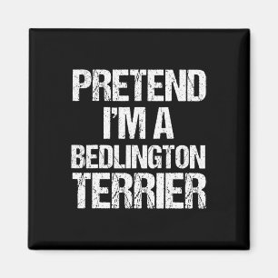 I'm A Bedlington Terrier Funny Halloween Dog Costu Magnet