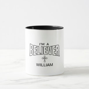 I'm a Believer Personalised Religious Mug