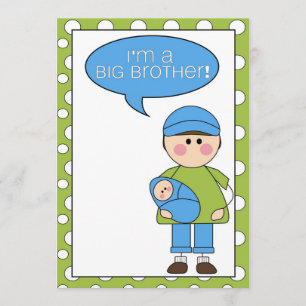 i'm a big brother (baby boy) announcement