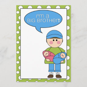i'm a big brother (boy/girl twins) announcement