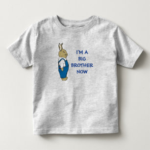 I'm A Big Brother Now Cute Rabbit in Overalls Toddler T-Shirt