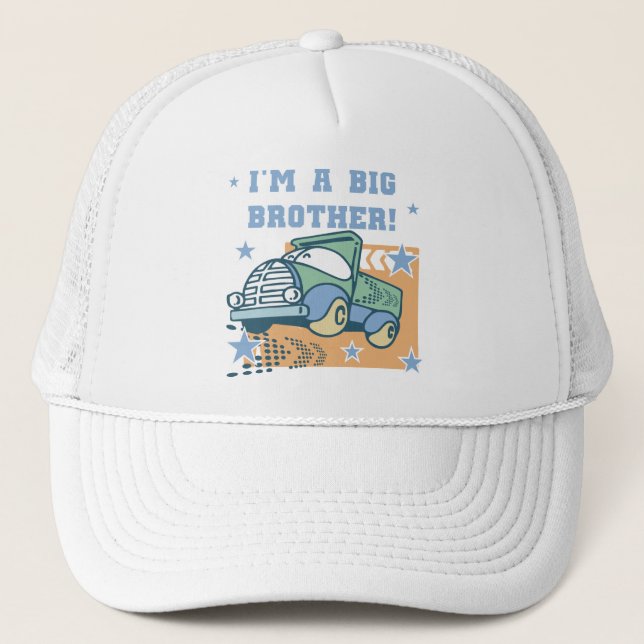 I'm a Big Brother - Truck Tshirts and Gifts Trucker Hat (Front)