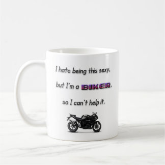 'I'm a BIKER' coffee mug
