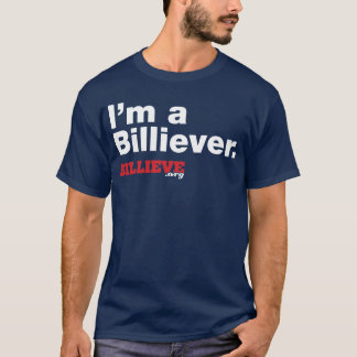 "I'm a Billiever" Navy Blue Tee Shirt
