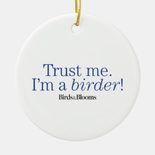 I'm a Birder Ceramic Tree Decoration