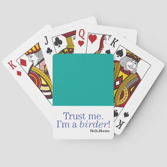 I'm a Birder Playing Cards (Back)