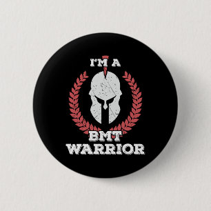 Im A Bmt Warrior Bone Marrow Transplant Awareness 6 Cm Round Badge