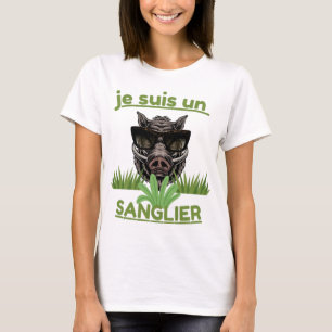 I'm a Boar – Funny Head Illustration T-Shirt