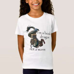 I'm a Book Dragon not a Worm T-Shirt