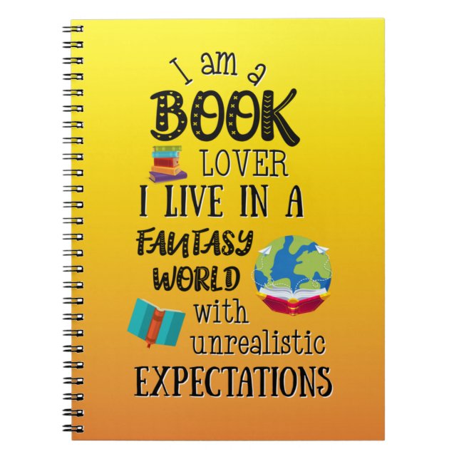 I'm A Book Lover In A Fantasy World (Front)