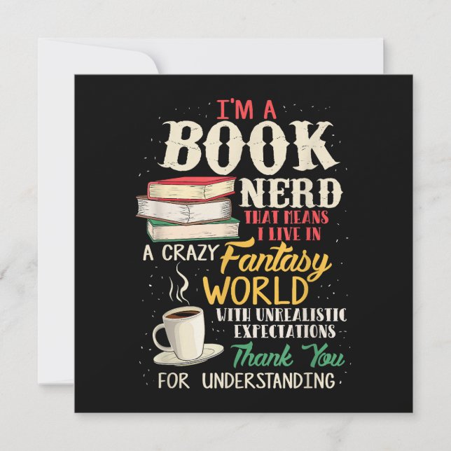 I'm a Book Nerd - Book Lover - Literature (Front)