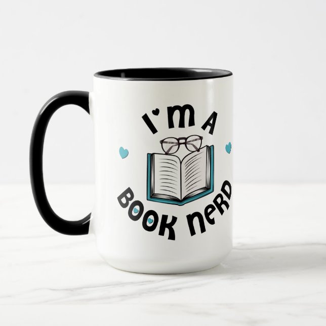 I'm A Book Nerd Mug (Left)