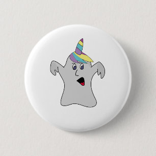 I'm a Boonicorn Cute Ghost Unicorn 6 Cm Round Badge