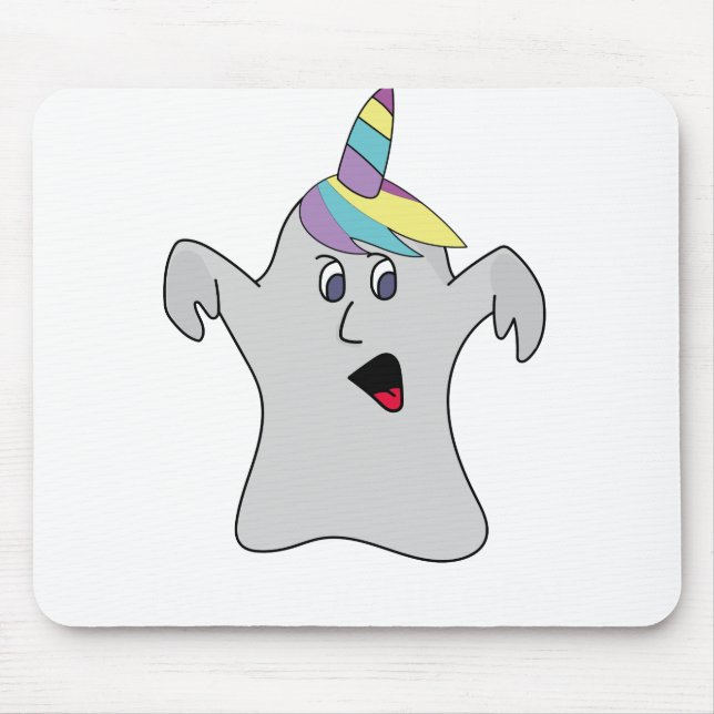 I'm a Boonicorn Cute Ghost Unicorn Mouse Mat (Front)