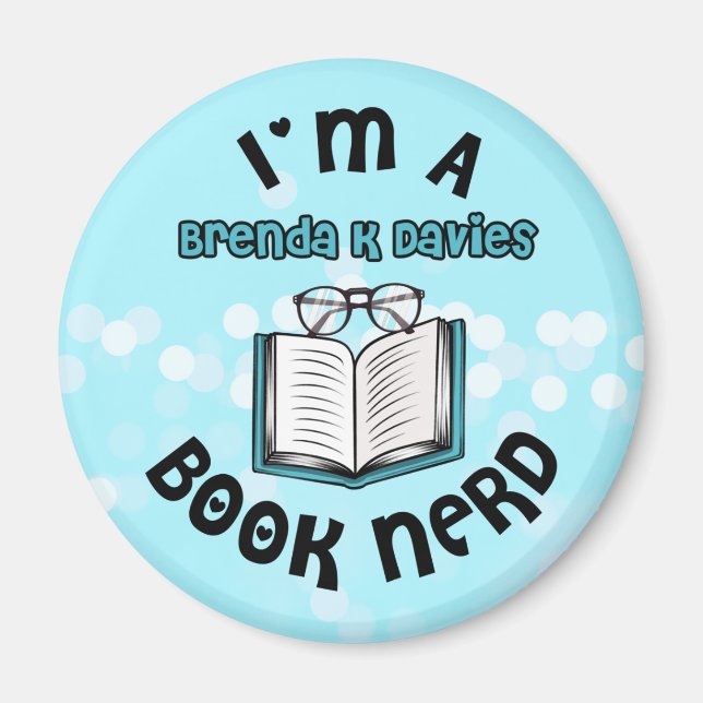 I'm A Brenda K Davies Book Nerd Magnet (Front)